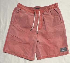 Southern Marsh SEAWASH Shoals Youth Swim Trunk in Washed Red